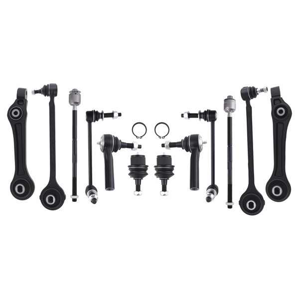 14x fit for 2005-2010 Chrysler 300 Front Control Arm + Ball Joint + Tie Rod Sway Bar-2