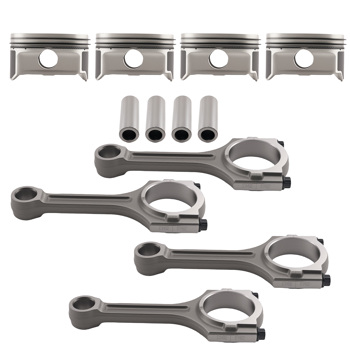 NEW 4 Set Connecting Rod Piston fit for 11-19 Hyundai Sonata Kia Sorento Optima 2.4L