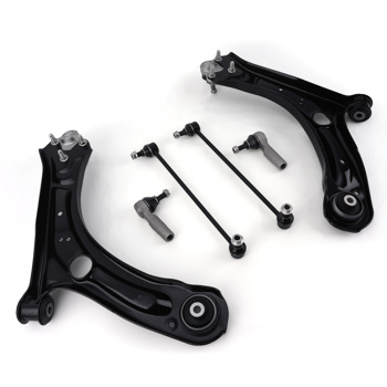 Front Lower Control Arm Tie Rods Sway Bar End Link fit for 12-2017 Passat Beetle FWD