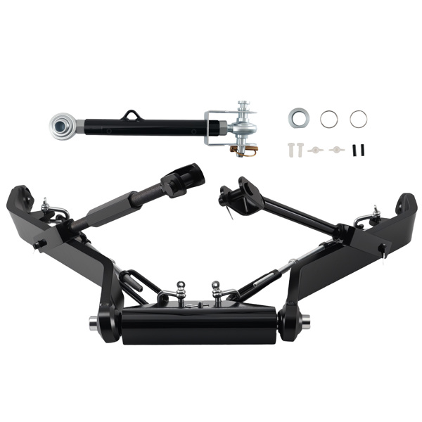 3-Point Hitch Adapter fit for Kubota BX Series Tractors Black Steel Powder Coat-6