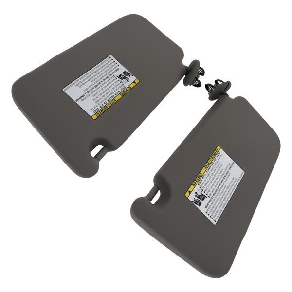 Pair Sun Visor fit for Toyota Camry 2007-2011 74320-06780-B0 Gray Driver & Passenger-6