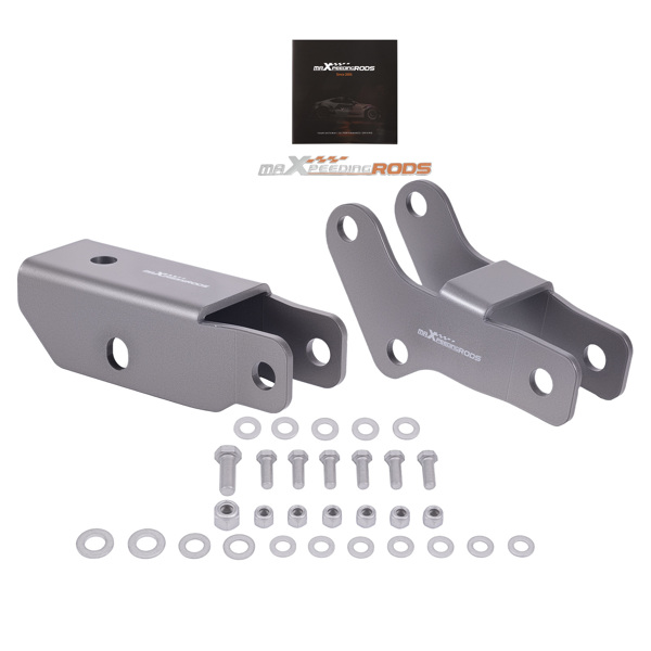 Carbon Steel Shock Extension fit for Ford F150 1997-2003 Rear Quad Cab Kit-1