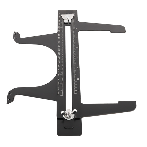 Brake Resetting Gauge W/ Knurled Knob 6-1/2 to 14-1/4 inch Accurate Measurement-2