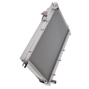 Aluminum Coolant Radiator 2 Row fit for Mazda Miata MX5 1990-1997 1.6L 1.8L 7530