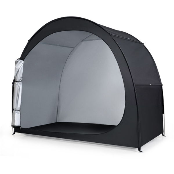 83英寸×48英寸×67英寸户外自行车存放帐篷棚防水自行车套，适用于2辆自行车-4