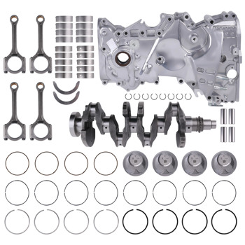 Engine Rebuild Set & Oil Pump Timing Chain Cover fit for Hyundai Elantra Kona 2.0L