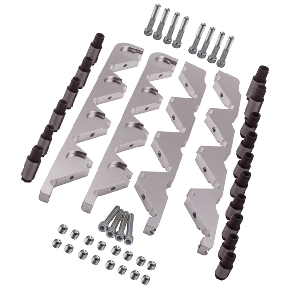 Rocker Arm Clamp-on Stud Girdles Kit Fit fit for Chevy Big Block 454 + Posi Locks-6