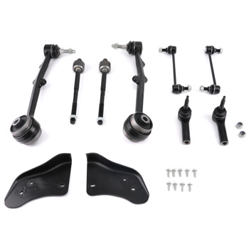 8pc Front Lower Control Arms & Tie Rods Sway Bars fit for Ford Mustang 15 - 19 2.3L