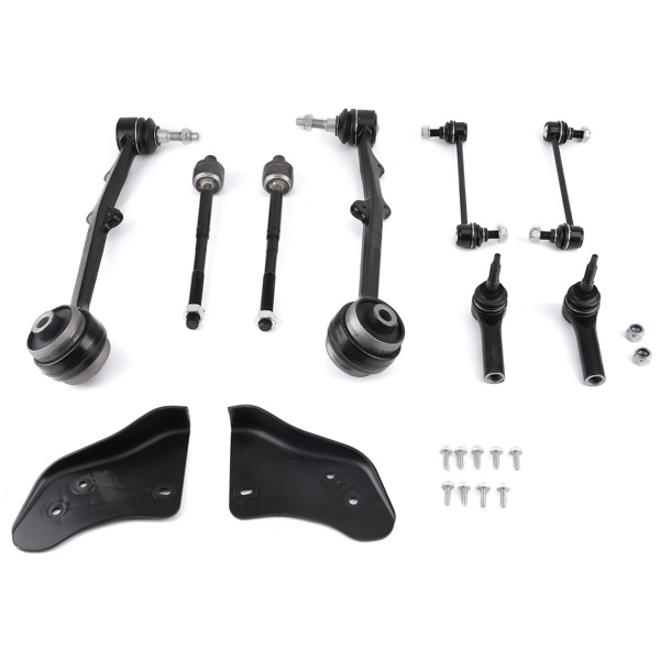 8pc Front Lower Control Arms & Tie Rods Sway Bars fit for Ford Mustang 15 - 19 2.3L-6
