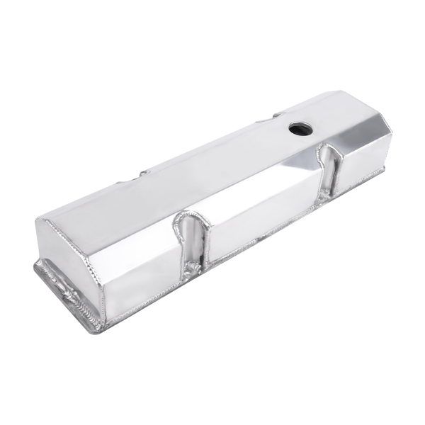 1pair Fabricated Aluminum Tall Valve Covers fit for Small Block Chevy 327 350 V8-5