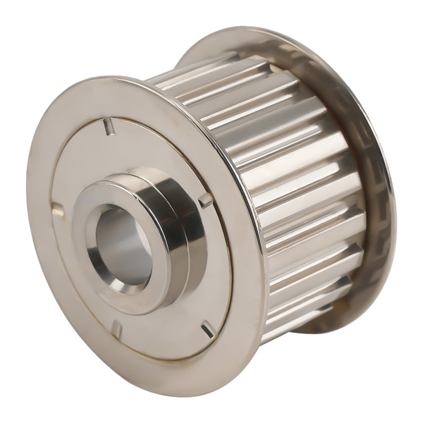 Long Water Pump Billet Aluminum Gilmer Belt Drive Pulley Kit fit for Chevy  283 327-2