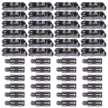 摇臂挺杆套装 24x Rocker Arms & 24x Valve Lifters Replacement for Audi A4 S4 A5 A6 A7 2.9T 3.0T 0P2109417 06M109423A