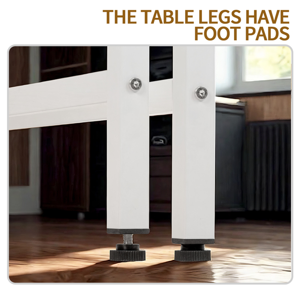 橡木色 SG001FD P2刨花板+铁管 贴三胺+喷塑 160cm 截断款 电脑桌 带无纺布收纳-9