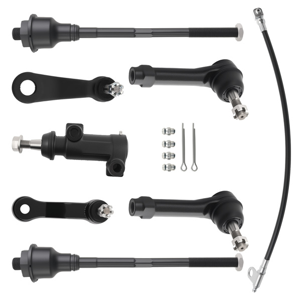 Front Tie Rods Pitman Idler Arms fit for 1999-2006 Silverado Sierra 1500 Tahoe Yukon-6