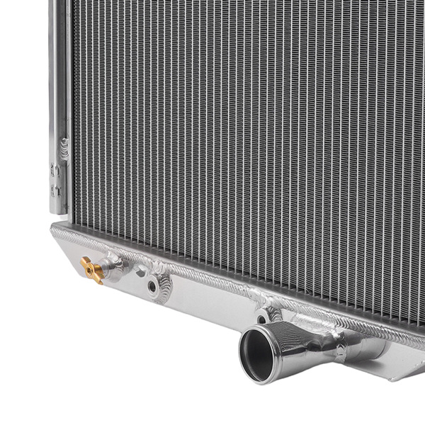 Aluminum Radiator fit for Ford Mustang V8 1967-1969 340 3-Row Down Flow AT/MT-1