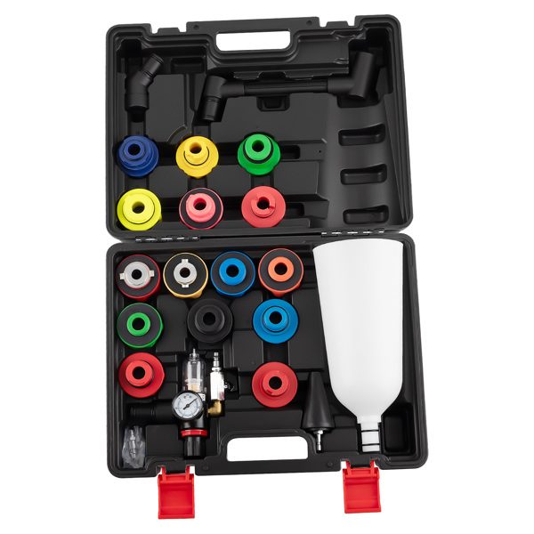 21PCs Oil Funnel Set Engine Oil Change Tool Oil Filling fit for Ford fit for VW fit for GM-1