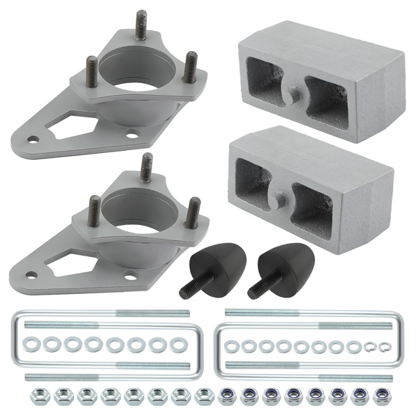 3" Front 3'' Rear Lift Kit Blocks & Spacers fit for Nissan Frontier 2005-2022-6