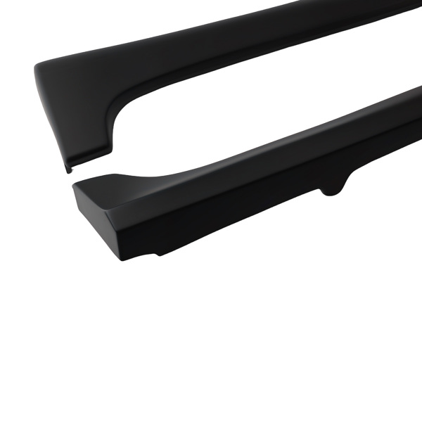 Side Skirt Body Kit Panel fit for Honda Civic 4Dr 2012-15 Black ABS Extension-4