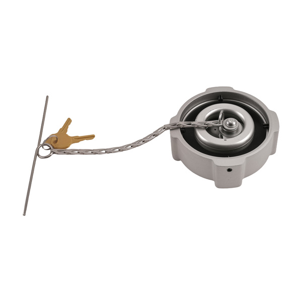 Diesel Cap with Keys fit for Freightliner Columbia Century 2001-2010 600149 Aluminum-4