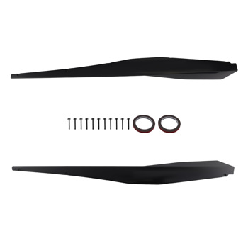 Black Side Skirt Extension Set fit for Corvette C8 20-2022 Body Panel Carbon Look