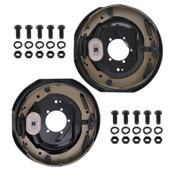 2pc Driver Passenger Side 12\\" x 2\\" Electric Trailer Brake Assembly fit for 7000 lbs