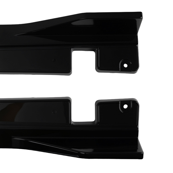 Side Skirt Body Extension Panel Kit fit for Honda Civic 10th 2016-21 Gloss Black ABS-2