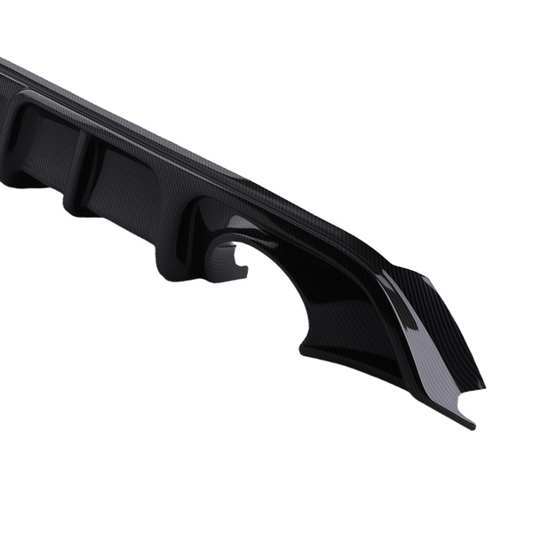 Rear Bumper Diffuser W/ Led Brake Light Carbon Fiber fit for Infiniti Q60 2017-22-1