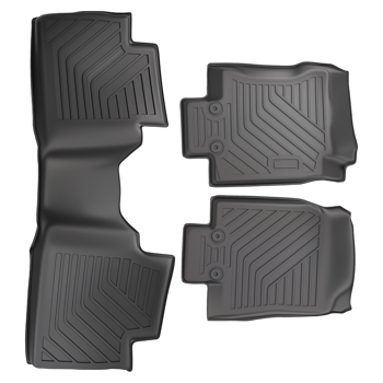 Car Floor Mats fit for Nissan Rogue 2014-2020 TPE Black Custom Fit Full Coverage