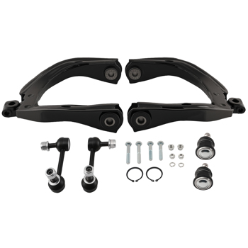 6pcs Upper Control Arms Ball Joint Sway Bars Kit fit for 2002-2007 GMC Envoy XL XUV