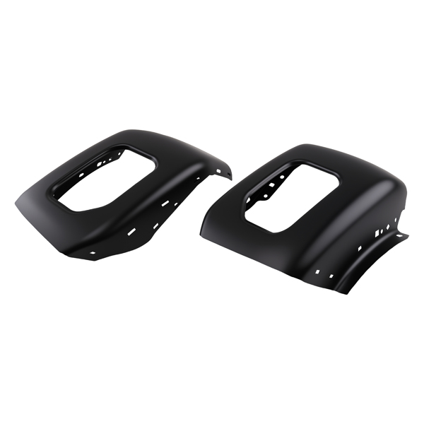 Black Front Bumper Face fit for Ford F-250/F-350/F-450 2011-2016 Steel Split Type-1