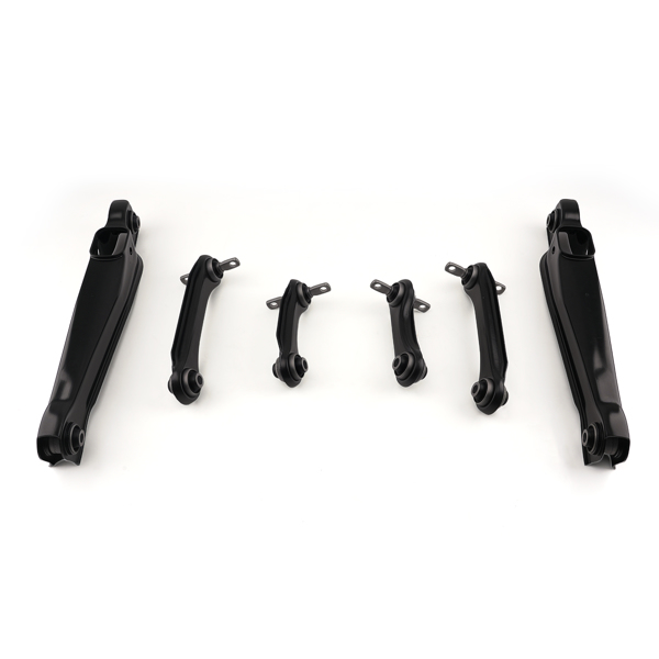 6PCS Rear Control Arm Upper Lower & Assist Link Kit fit for Mitsubishi Mirage 93-02-6