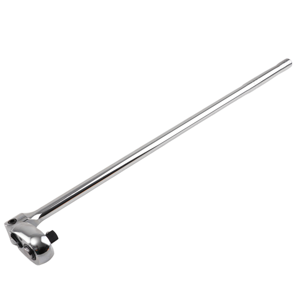 1/2in Drive Extra Long Flex Ratchet Handle 24in 72 Teeth Reversible Chrome-1