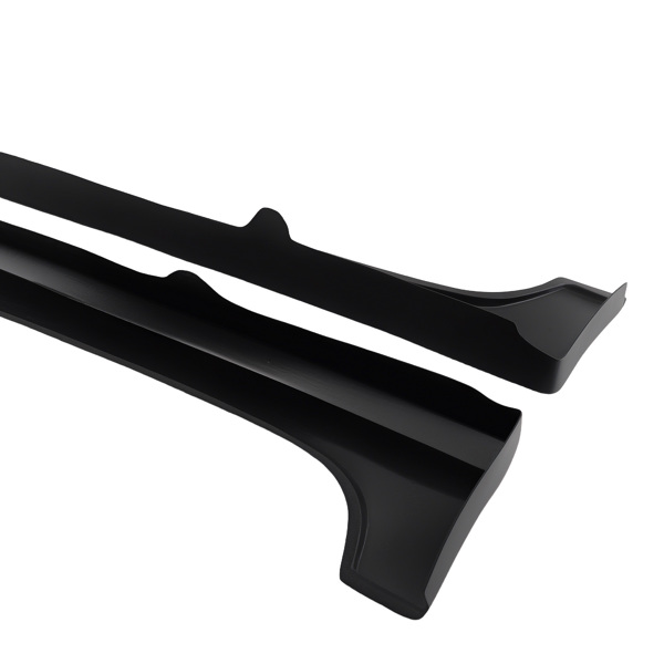Side Skirt Body Kit Panel fit for Honda Civic 4Dr 2012-15 Black ABS Extension-3