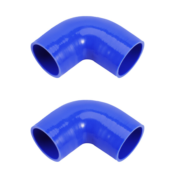 64mm Aluminum Universal Turbo Intercooler Piping Tube Kit + Elbow Hose 2.5"-3