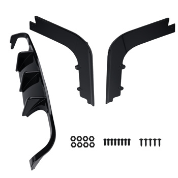 Lower Sport Lip fit for BMW E92 E93 M3 2Door 2008-2013 Black PP Rear Bumper Diffuser