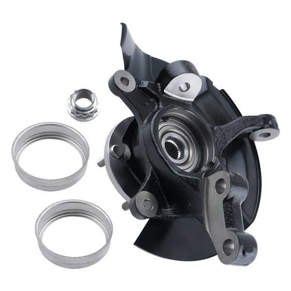 Front LH Steering Knuckle with Hub Bearing fit for Toyota Camry 2004 2005 2006 2.4L-6