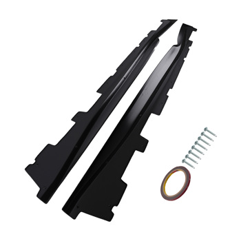 Body Kit Side Skirt Extension Panel fit for Chevrolet Camaro 2016-2020 Matte Black