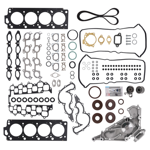 Timing Belt Kit Head Gasket Set 98-2004 fit for Toyota Tundra fit for Lexus GX470 4.7L-6
