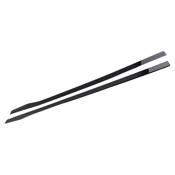 Side Skirts fit for Benz C-Class W205 C205 A205 W204 S204 2015-21 Black ABS  Plastic-5