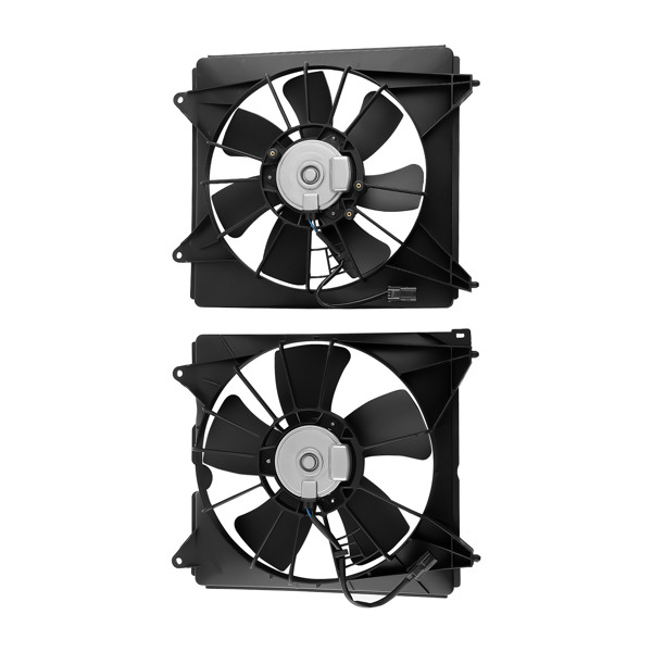 2PCS AC Condenser Radiator Cooling Motor Fan fit for Honda Accord Touring 2013-17-6