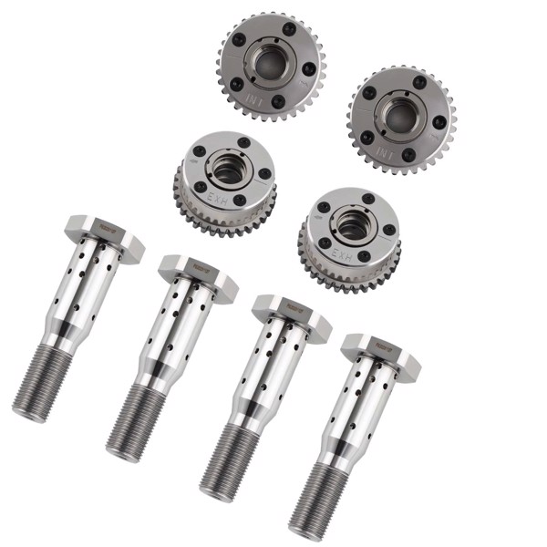 8x Intake & Exhaust VVT Gear Adjuster + Oil Control Valves fit for Pentastar V6 3.6L-3