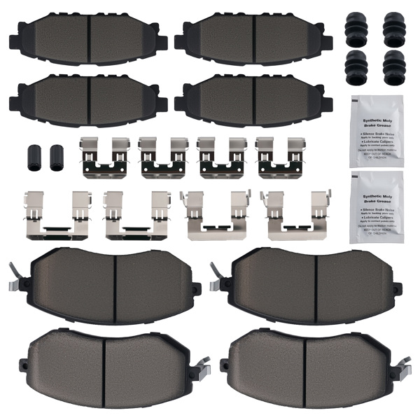 Front&Rear Ceramic Brake Pads fit for Subaru BRZ Crosstrek Forester Impreza Legacy-6