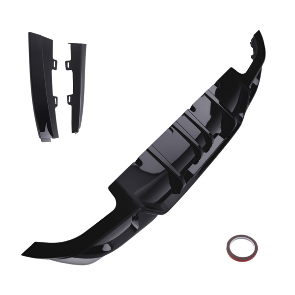 Black Sport Style Lip fit for BMW G20 3 Series M Sport 19-22 PP Rear Kit-6