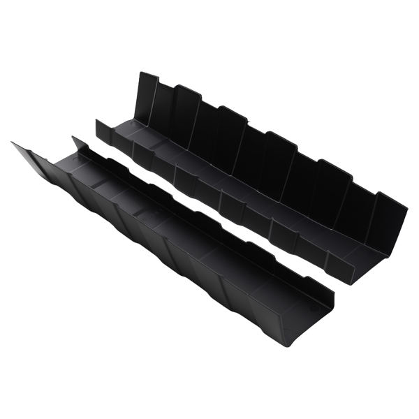 Black PP Side Skirts fit for Chevy Camaro RS SS 2016-2022 ZL1 Style Pair-2
