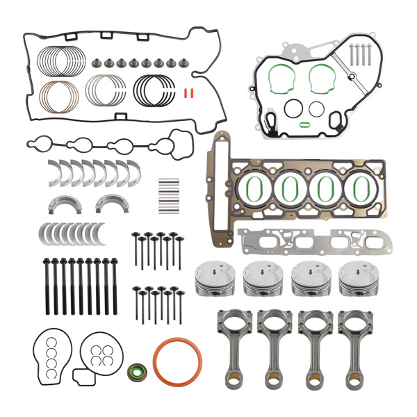 Engine Rebuild Overhaul Connecting Rods Piston Kit fit for Chevrolet Equinox 2.4L-6