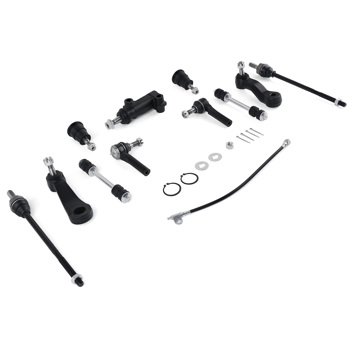 11pcs Front Tie Rods Pitman Idler Arm Kit fit for 2003-2008 Chevy Express 2500 3500