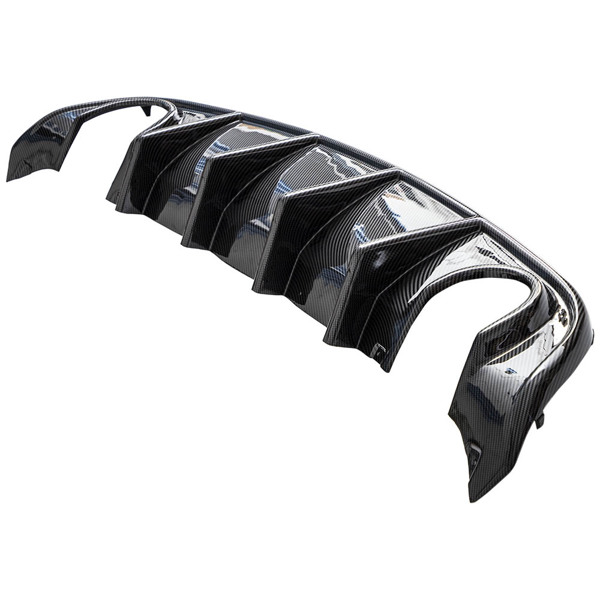 Rear Bumper Diffuser Lip Carbon Fiber fit for Dodge Charger SRT R/T Scat Pack 15-20-1