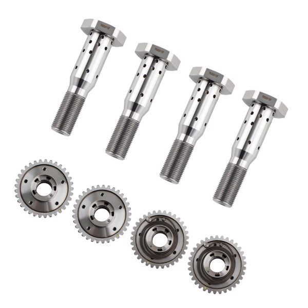 8x Intake & Exhaust VVT Gear Adjuster + Oil Control Valves fit for Pentastar V6 3.6L-2