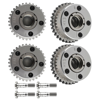 8x Intake & Exhaust VVT Gear Adjuster + Oil Control Valves fit for Pentastar V6 3.6L