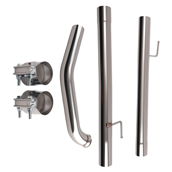 3'' Exhaust Charge Pipe Kit fit for RAM 1500 3.0L EcoDiesel 2014 2015 2016 2017 2018-6